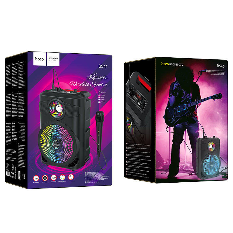 BS46 Mature outdoor BT speaker-Black