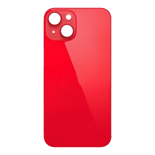 Back Glass iPhone 14 plus with Magnet and Steel Plate only - Red