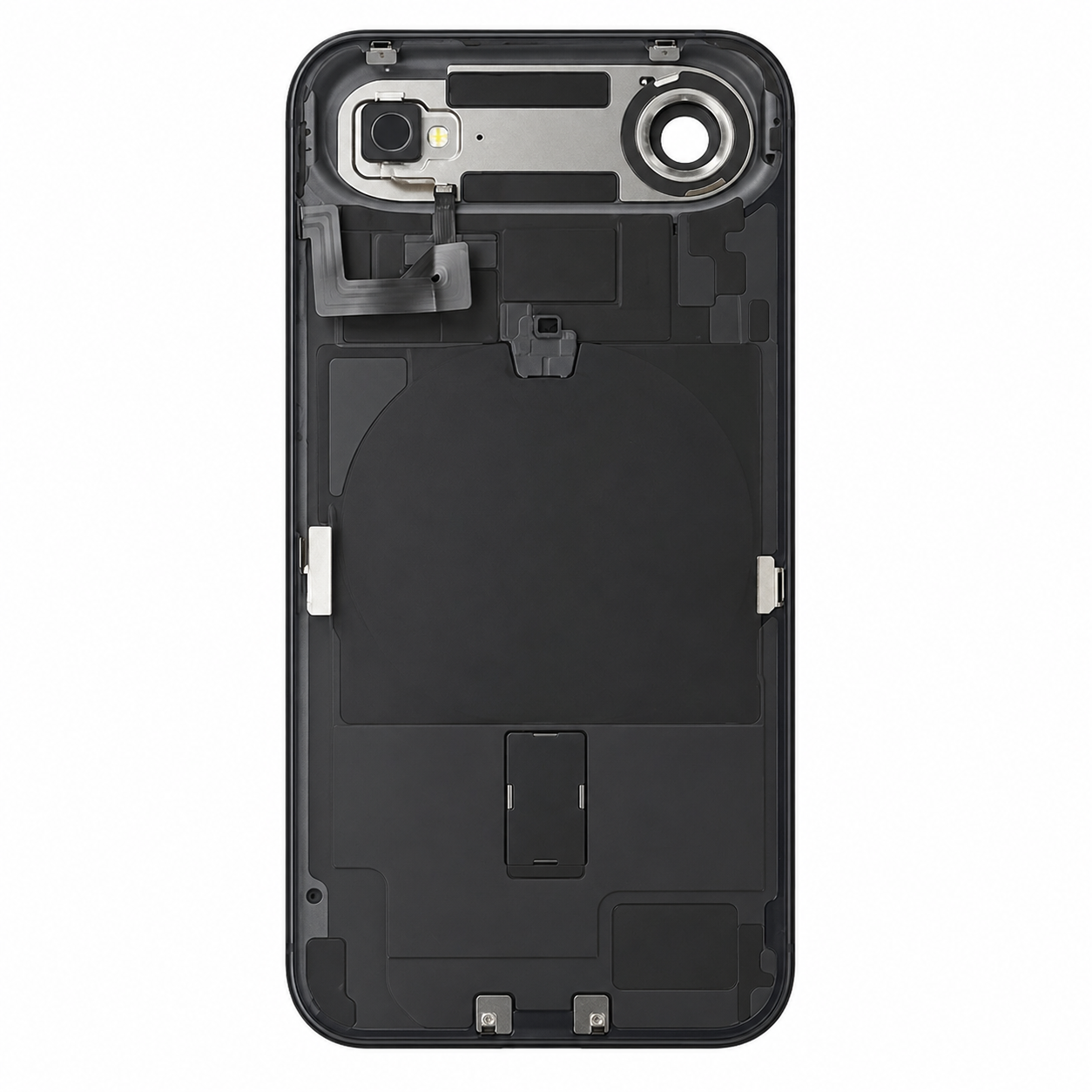 Back Glass iPhone 17 Air With Flash, Mag Steel Plate, and NFC Flex Pre-installed - light Gold