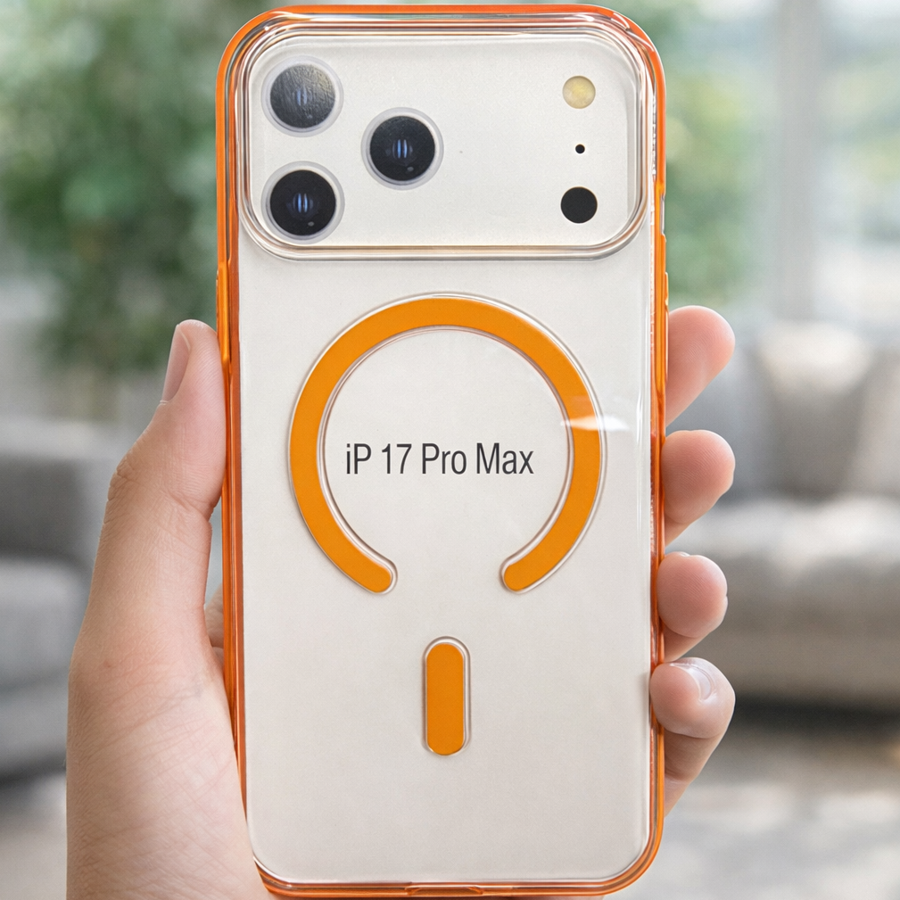 Nova Iphone 17 pro max case orange