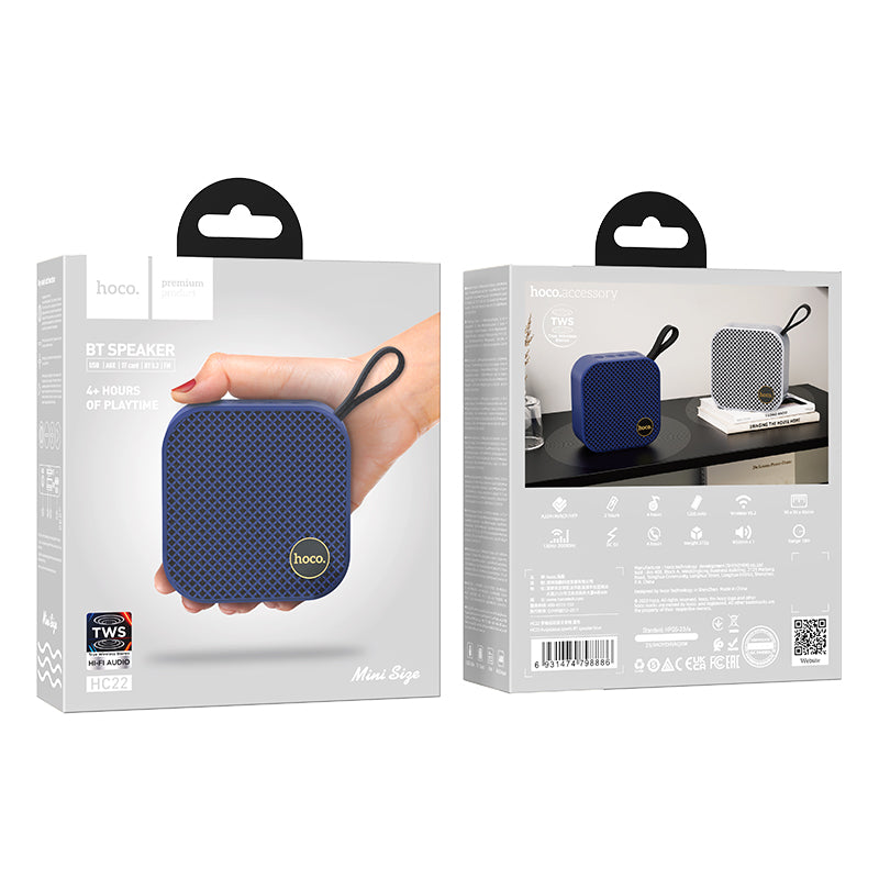 HC22 Auspicious sports BT speaker blue