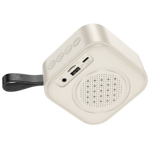 HC22 Auspicious sports BT speaker paint white