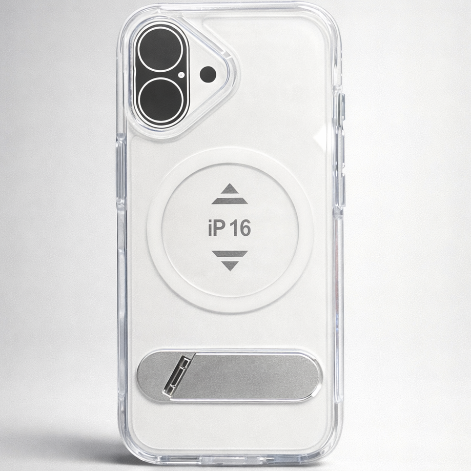 ClearKick iPhone 16 Case White