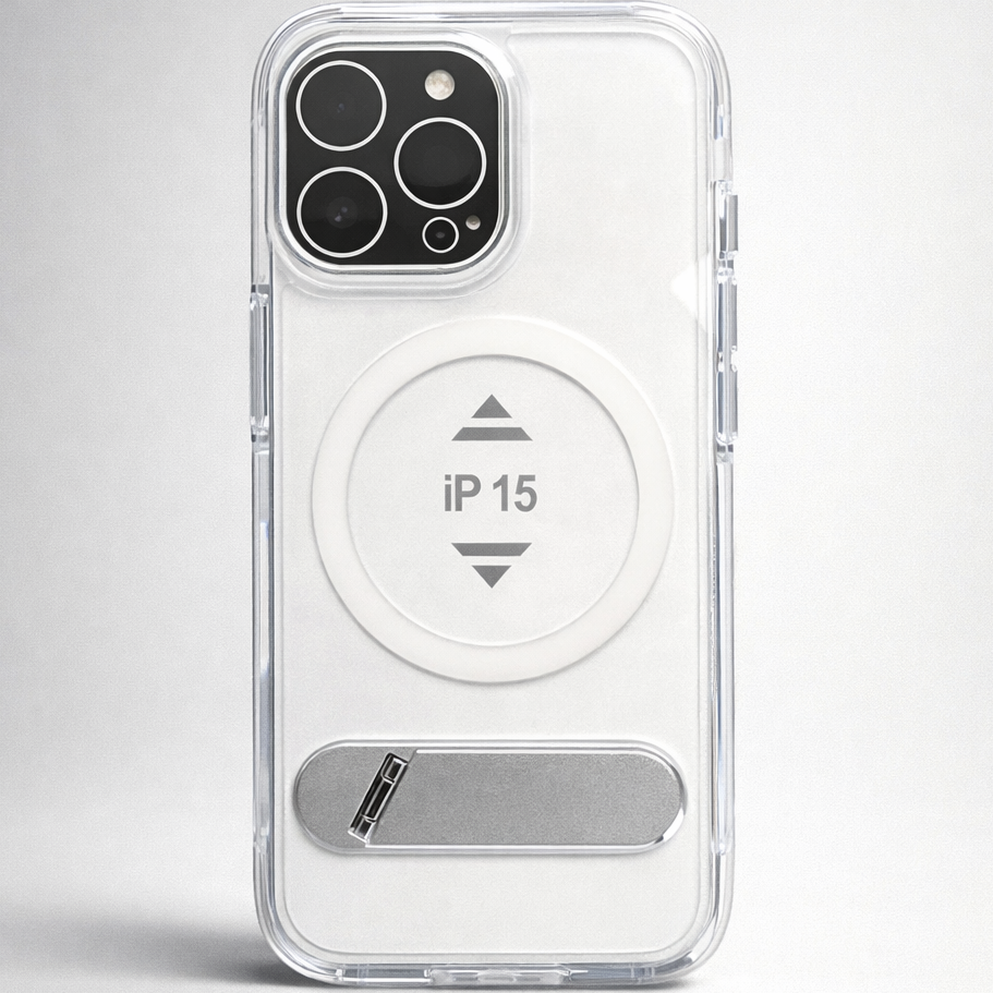 ClearKick iPhone 15 Case White