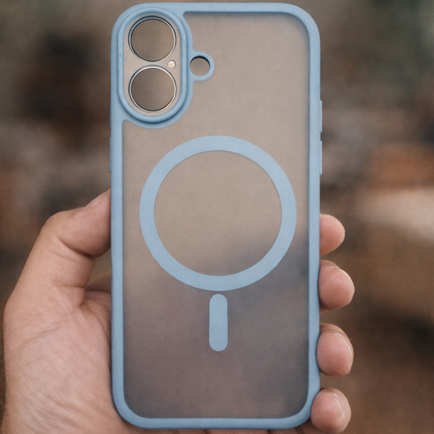Super Strong Frosted Mag Grey iPhone 16 Case