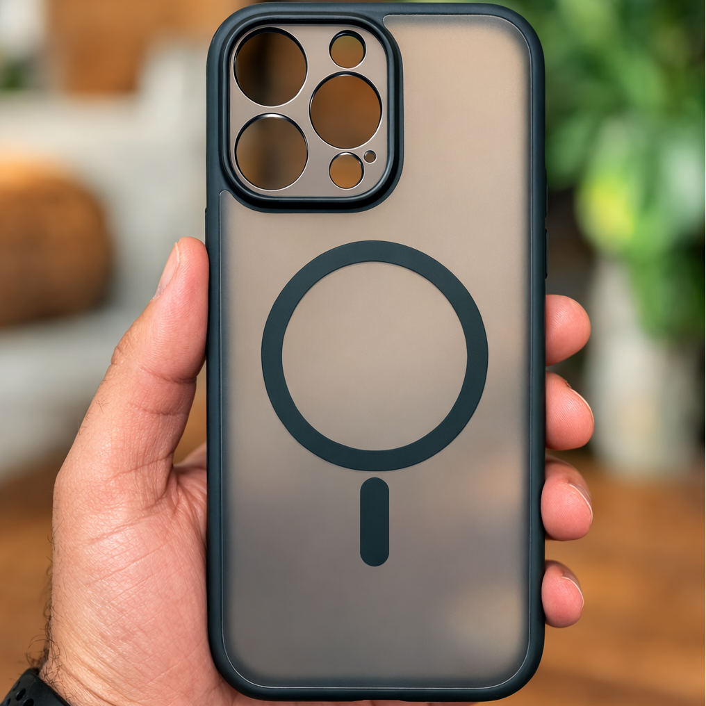 Super Strong Frosted Mag Dark Green iPhone 16 Pro Max Case