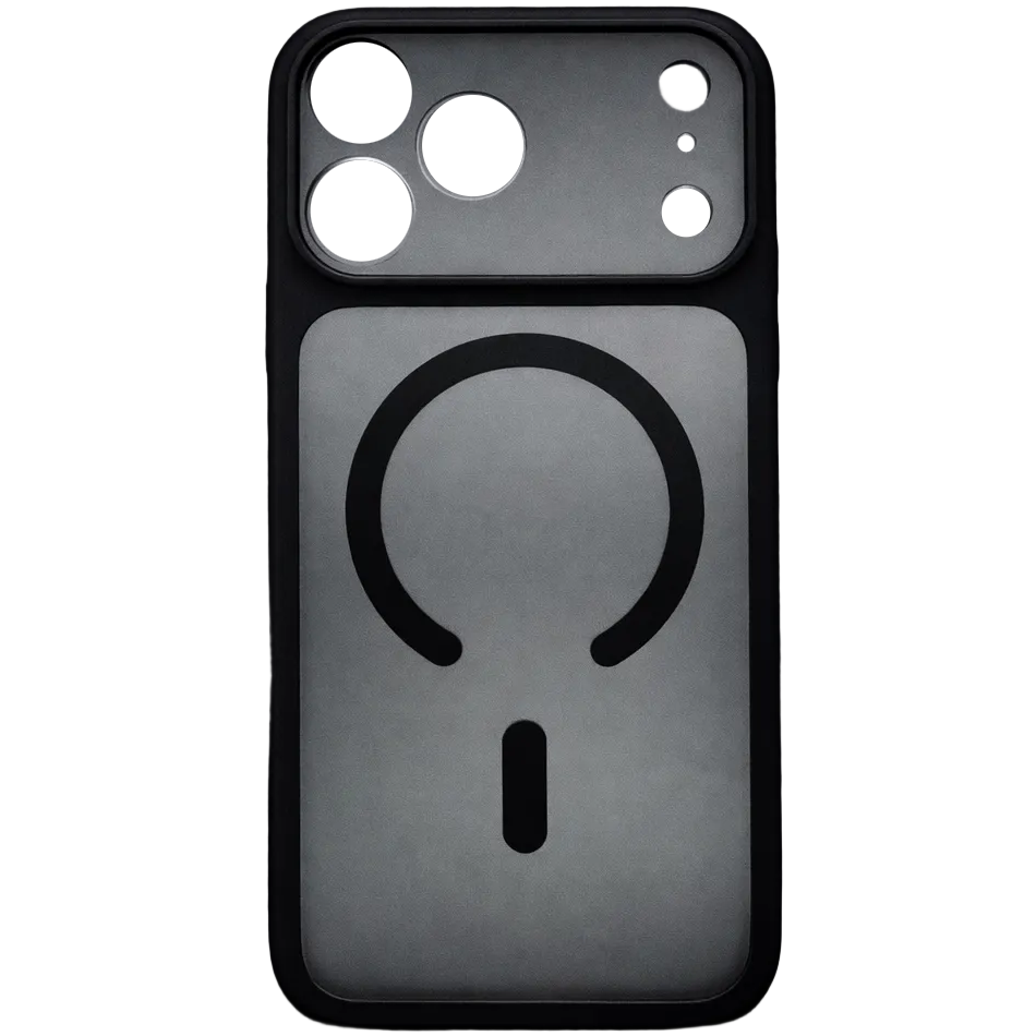 Super Strong Frosted Mag Black iPhone 17 Pro Case