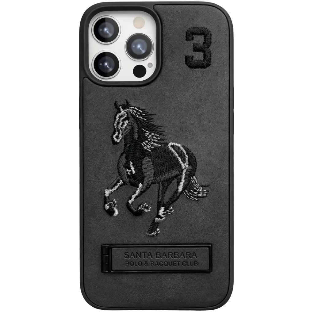 Stallion Leather Case iPhone 14 Pro - Grey
