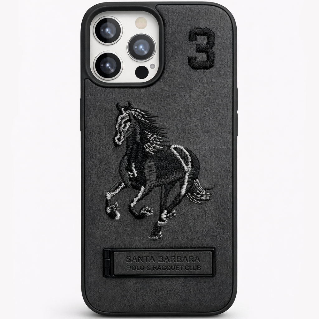 Stallion Leather Case iPhone 16 Pro - Grey