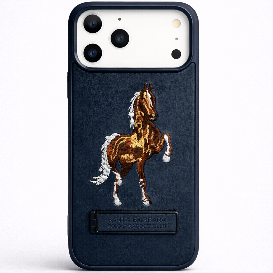 Stallion Leather Case iPhone 17 Pro Max - Blue