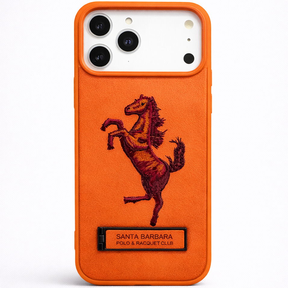 Stallion Leather Case iPhone 17 Pro - Orange