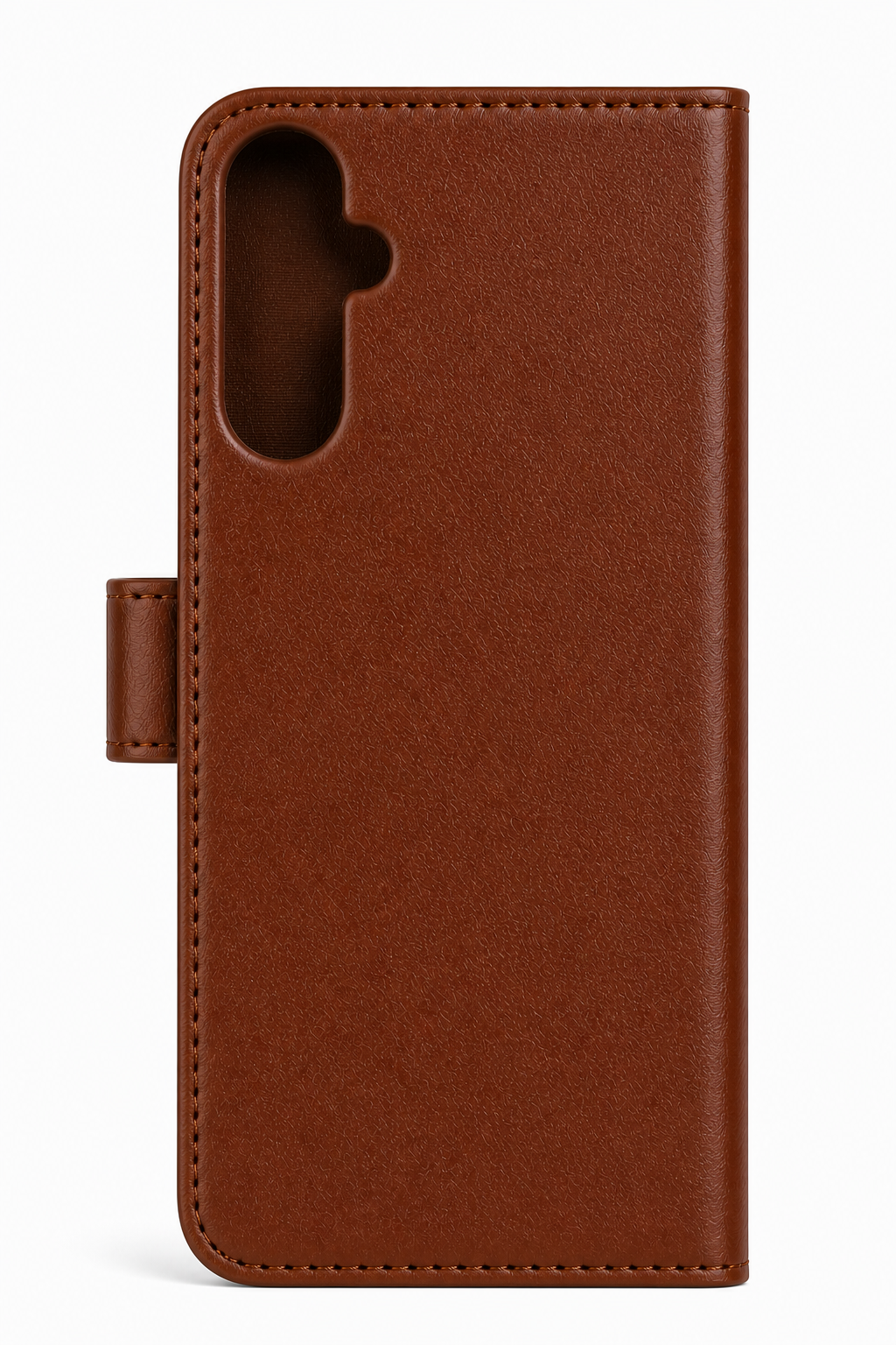 RichBoss Leather Folio Case for Samsung Galaxy S24 FE - Brown