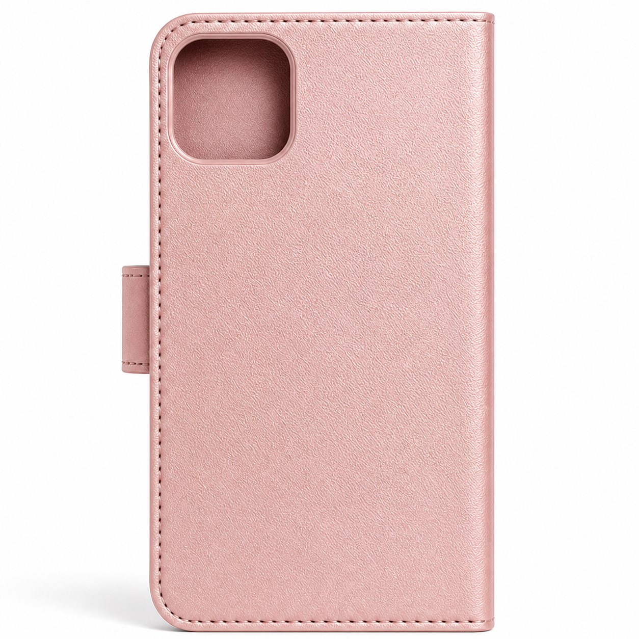 RichBoss Leather Folio Case for iPhone 13 Pro Max - Pink