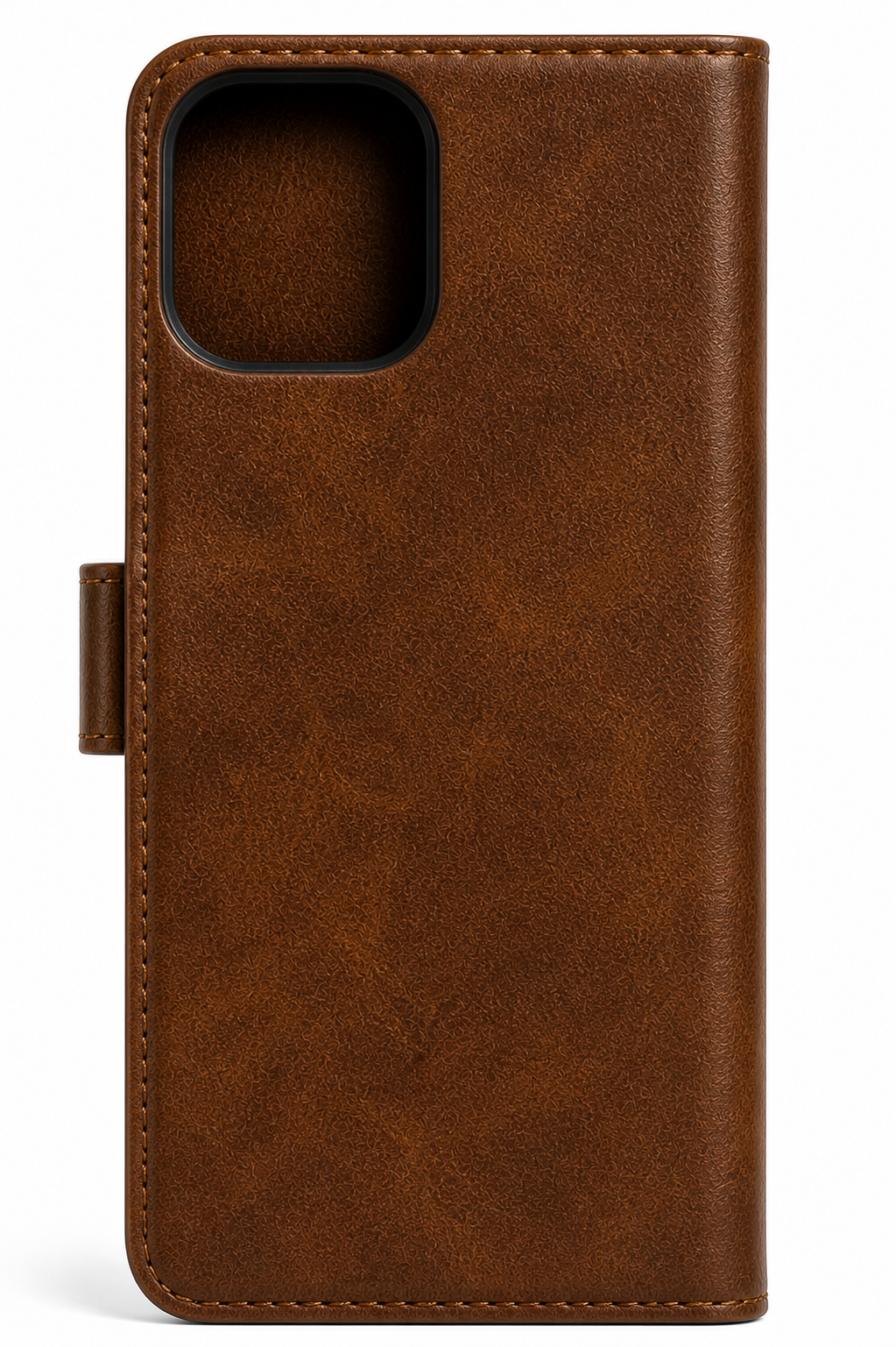 RichBoss Leather Folio Case for iPhone 14 Pro Max - Brown