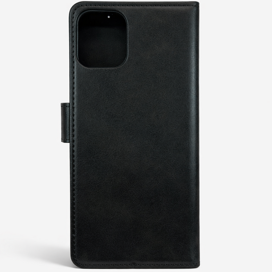 RichBoss Leather Folio Case for iPhone 13/14 - Black