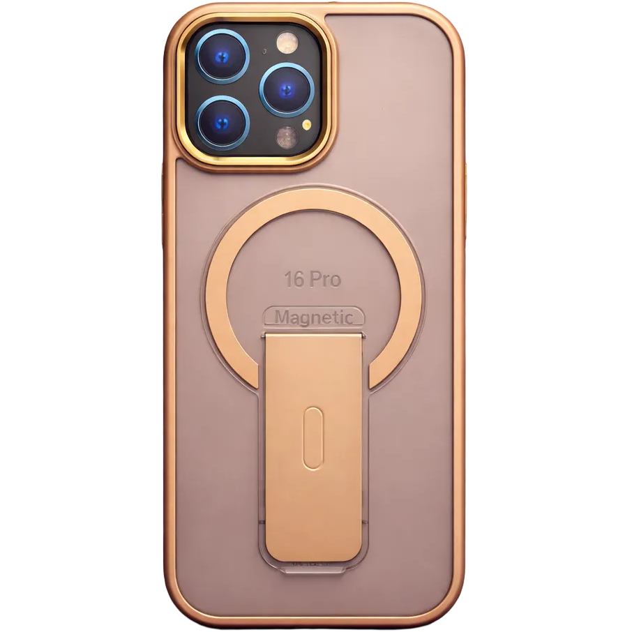 Mag SnapStand Gold iPhone 16 Pro Case