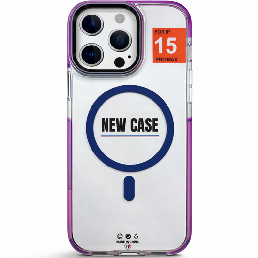 MagClear Case for iPhone 15 Pro Max - Navy Blue