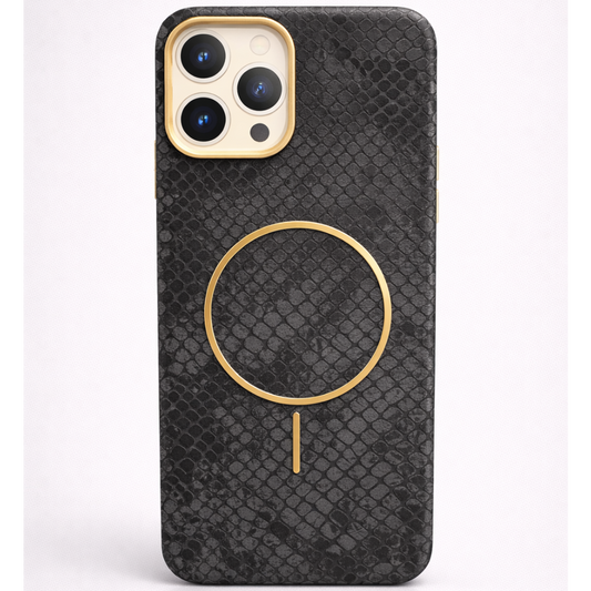 LuxeMag iphone 15 pro max black case