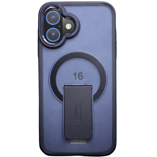 Mag SnapStand Blue iPhone 16 Case