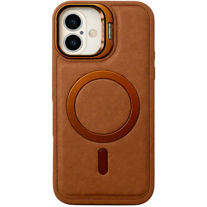 LensGuard MagSafe Case for iPhone 16 - Brown