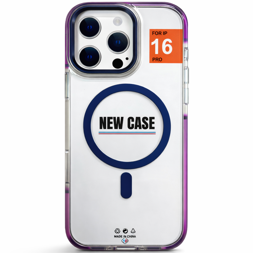 MagClear Case for iPhone 16 Pro - Navy Blue