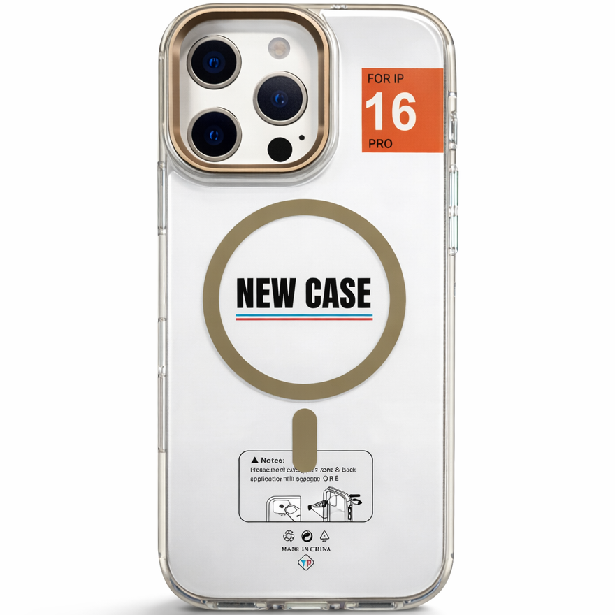 MagClear Case for iPhone 16 Pro - Gold