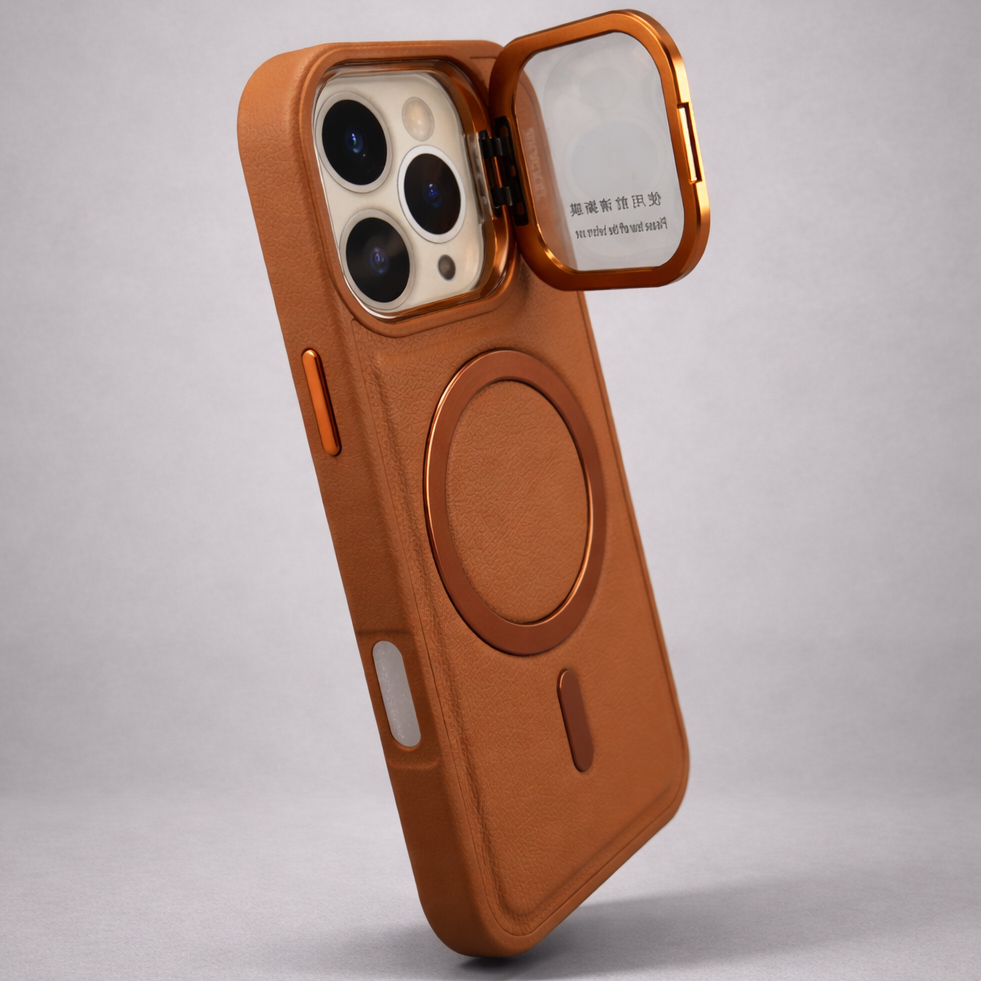 LensGuard MagSafe Case for iPhone 16 Pro - Brown