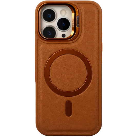 LensGuard MagSafe Case for iPhone 16 Pro - Brown