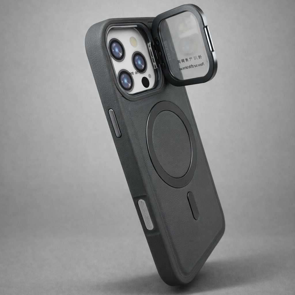 LensGuard MagSafe Case for iPhone 16 Pro - Grey
