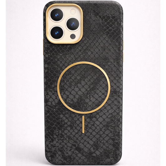 LuxeMag iphone 16 pro max black case