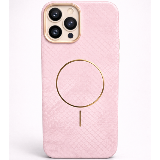 LuxeMag iphone 16 pro max pink case