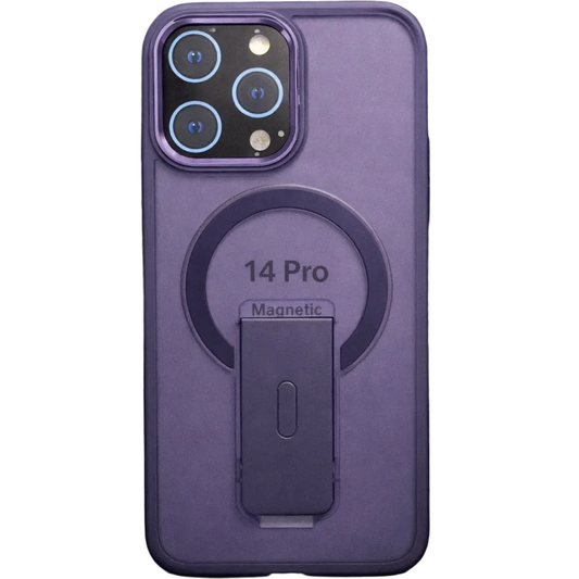 Mag SnapStand Purple iPhone 14 Pro Case