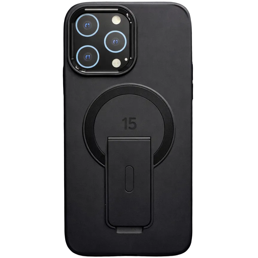 Mag SnapStand Black iPhone 15 Pro Max Case
