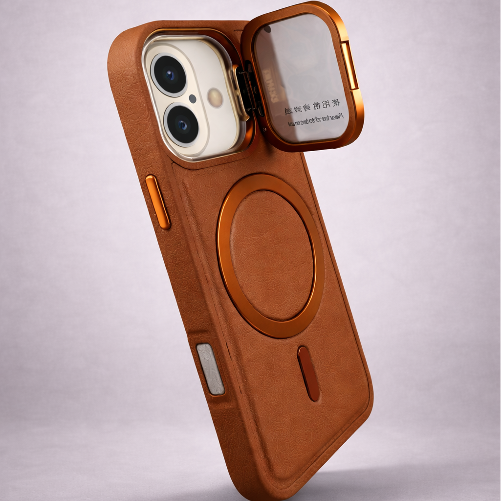 LensGuard MagSafe Case for iPhone 17 - Brown