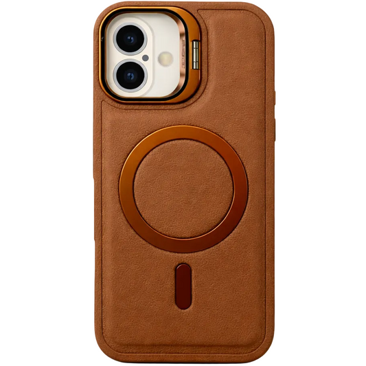 LensGuard MagSafe Case for iPhone 17 - Brown