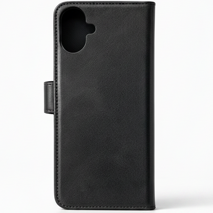 RichBoss Leather Folio Case for iPhone 17 - Black
