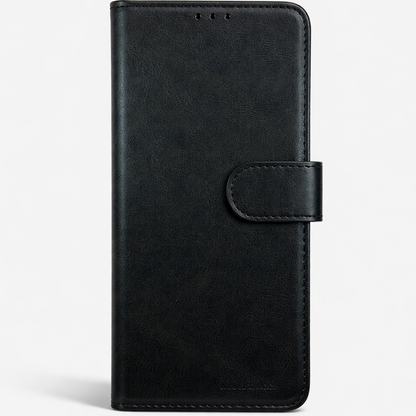 RichBoss Leather Folio Case for iPhone 17 - Black