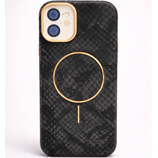 LuxeMag iphone 17 black case