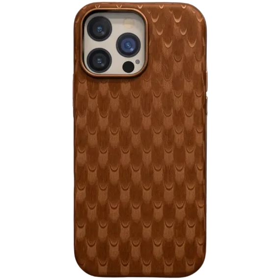 NovScale Mag iPhone 15 Pro Case Brown