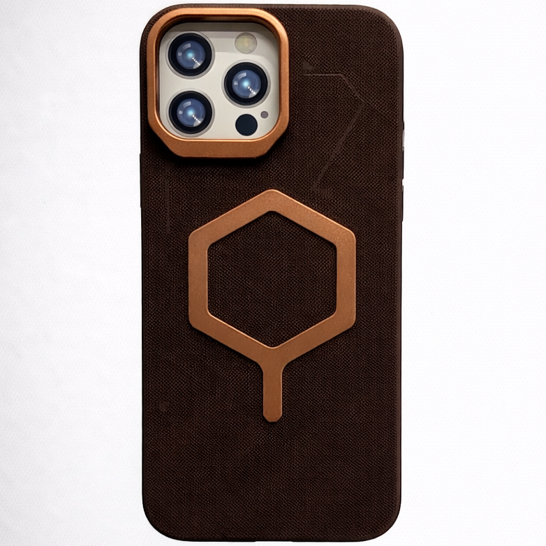 HexaGuard Mag Case for iPhone 15 Pro Max - Dark Brown