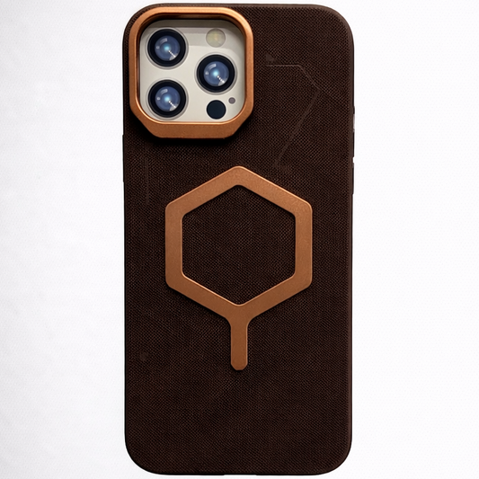 HexaGuard Mag Case for iPhone 15 Pro Max - Dark Brown