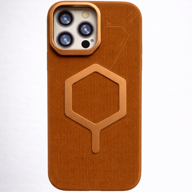 HexaGuard Mag Case for iPhone 15 Pro - Brown