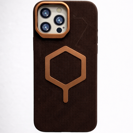 HexaGuard Mag Case for iPhone 15 Pro - Dark Brown