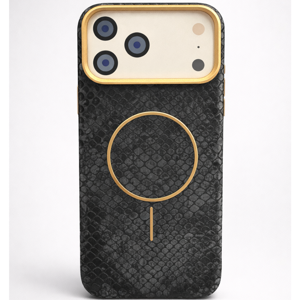 LuxeMag iphone 17 pro black case