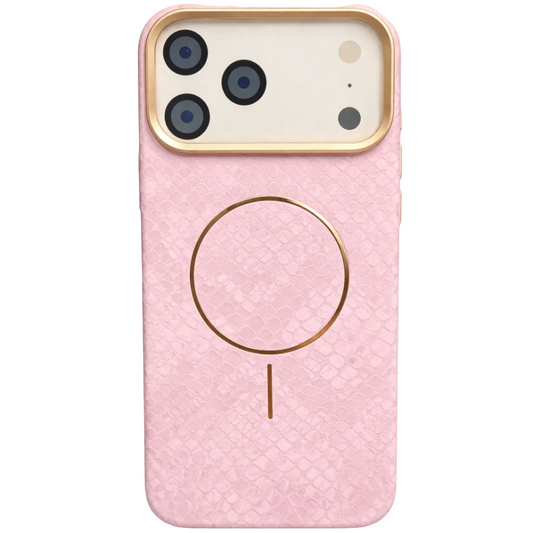 LuxeMag iphone 17 pro pink case