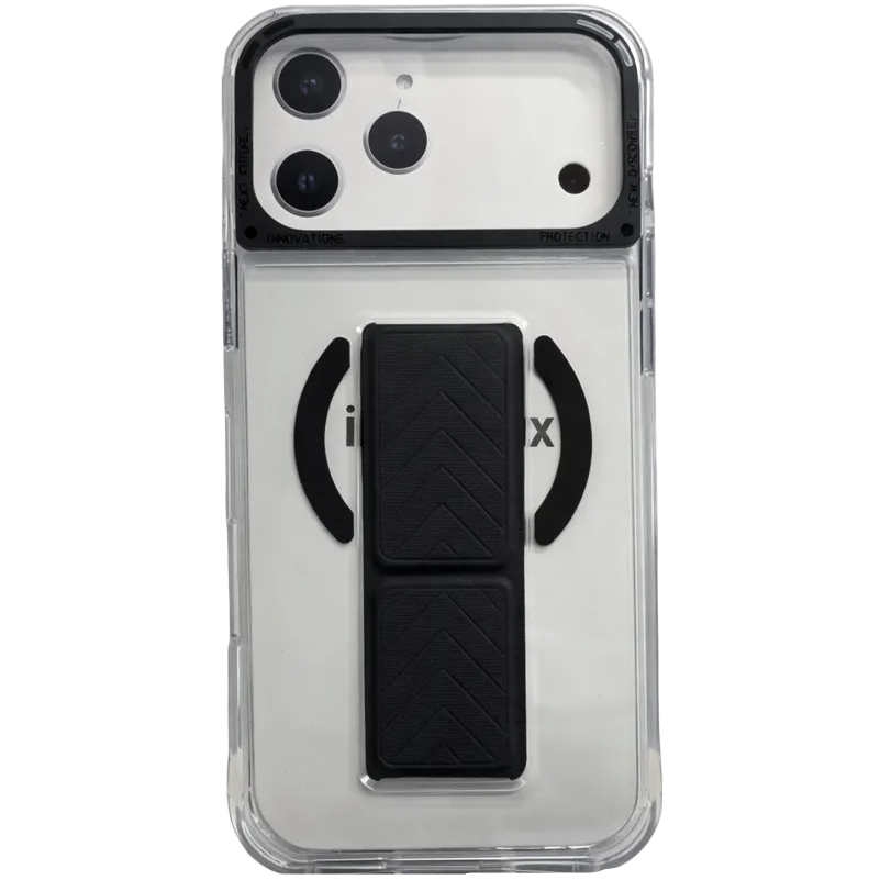CoreStand White iPhone 17 Pro Max Case - Black Edition