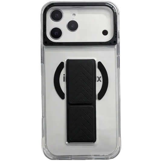 CoreStand White iPhone 17 Pro Max Case - Black Edition