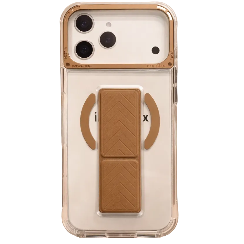CoreStand White iPhone 17 Pro Max Case - Golden Edition
