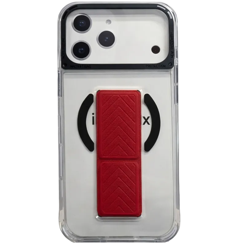 CoreStand White iPhone 17 Pro Max Case - Red Edition