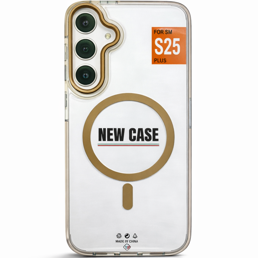 MagClear Case for Samsung Galaxy S25 Plus - Gold